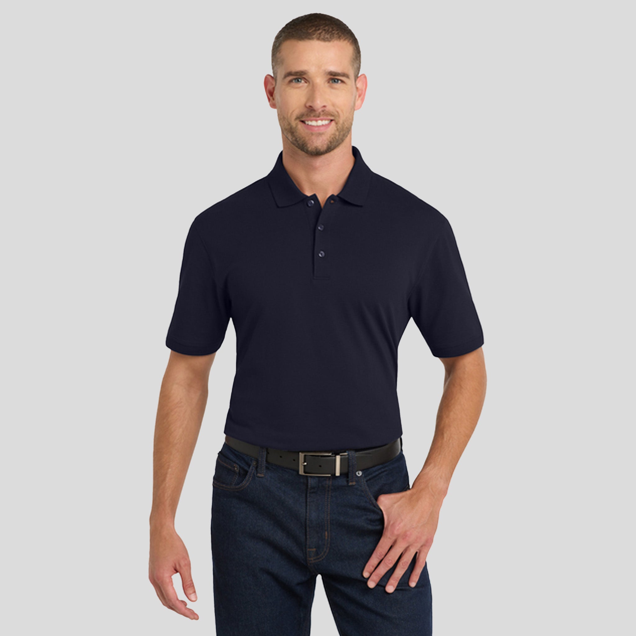 Men's Tall EZCotton® Polo | Navy