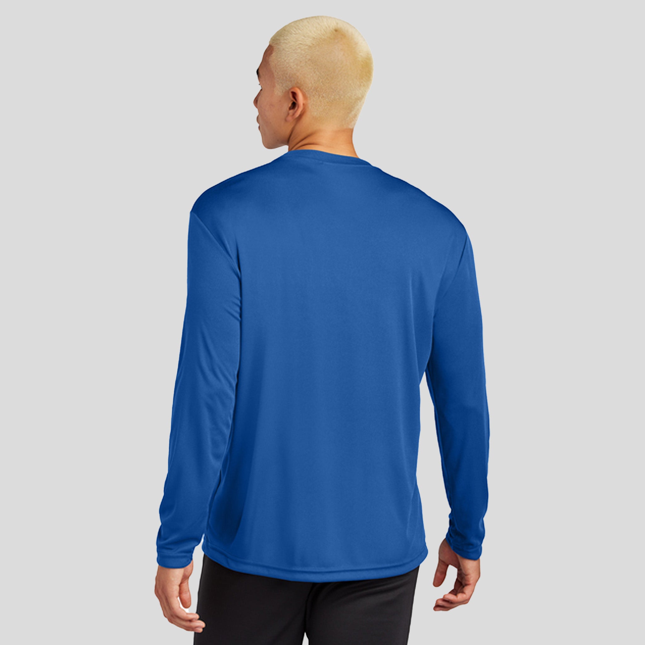 Men's Tall Long Sleeve PosiCharge® Competitor™ Tee | True Royal
