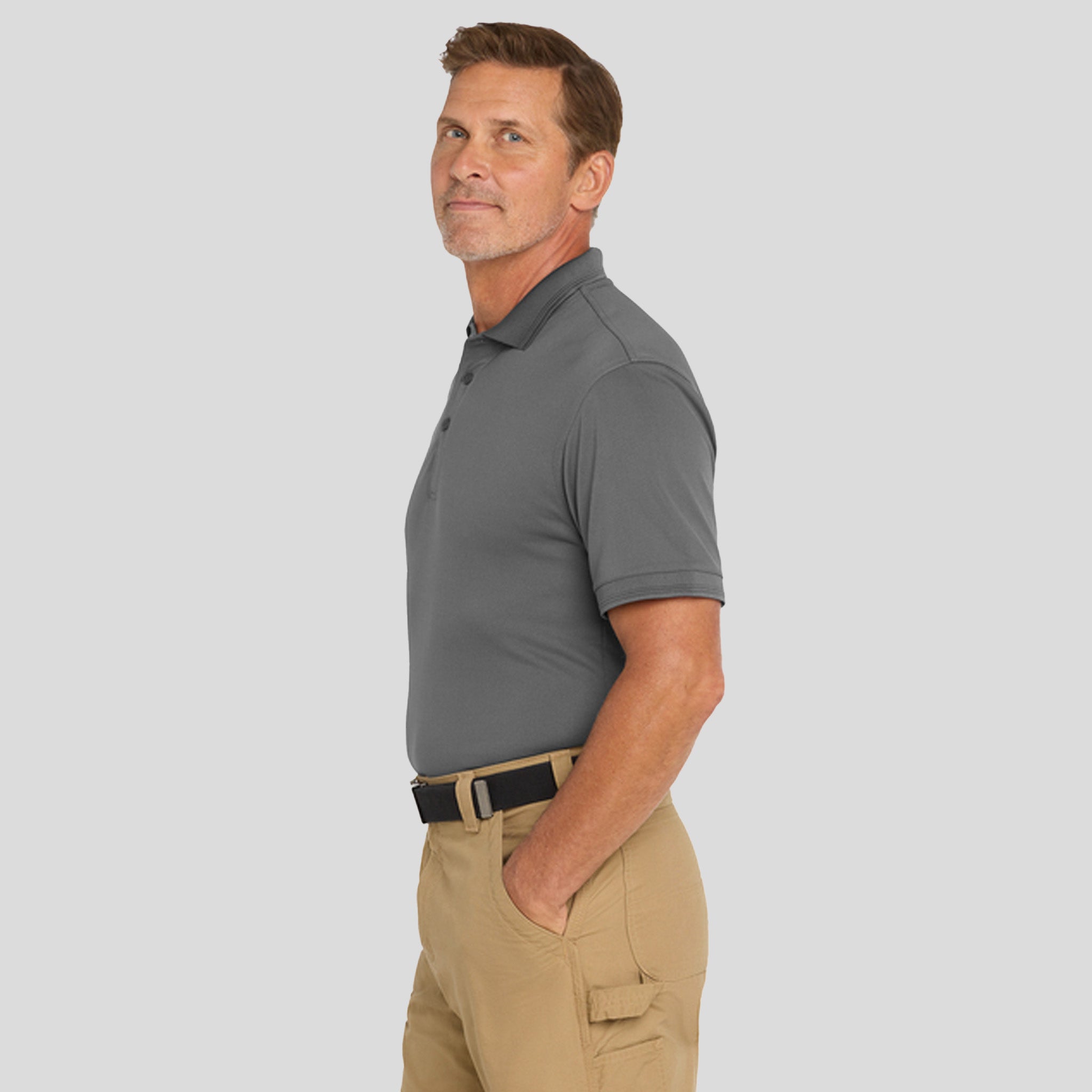 Industrial Snag-Proof Pique Polo | Charcoal