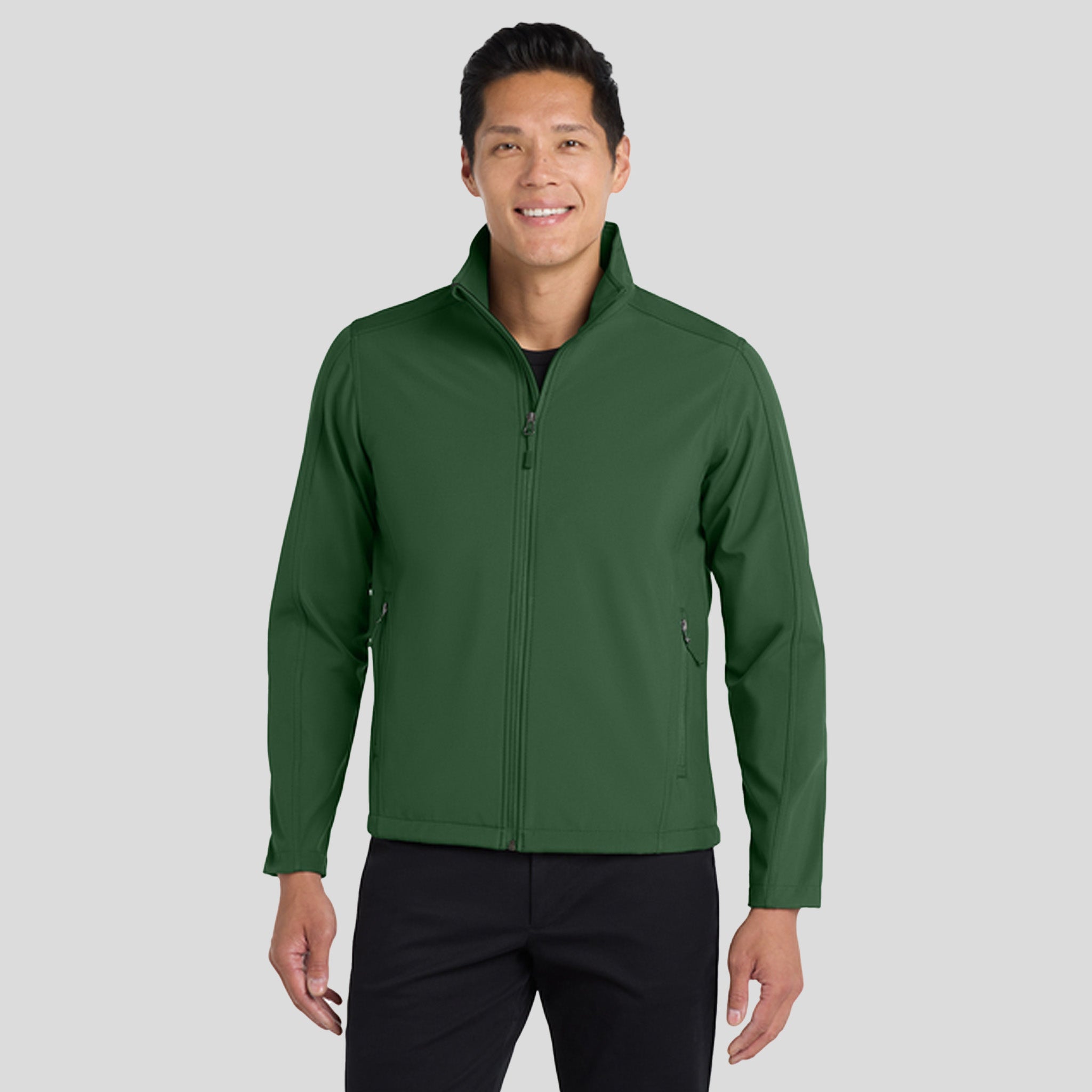 Men's Core Soft Shell Jacket | Forest Green