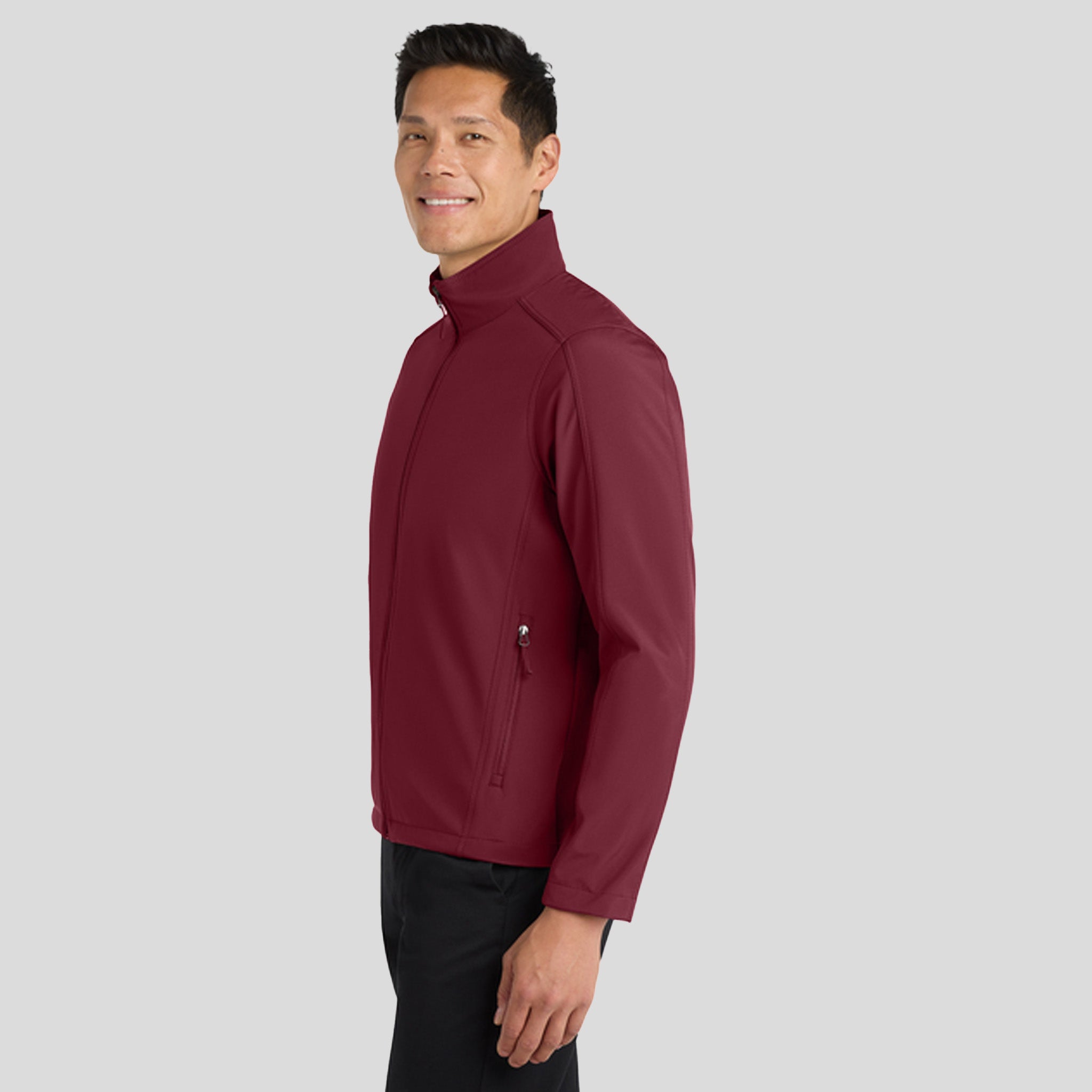 Men's Core Soft Shell Jacket | Maroon