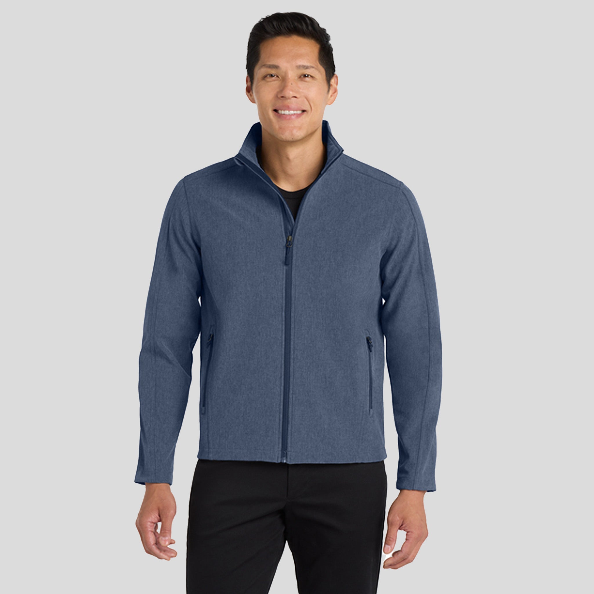 Men's Core Soft Shell Jacket | Navy Heather