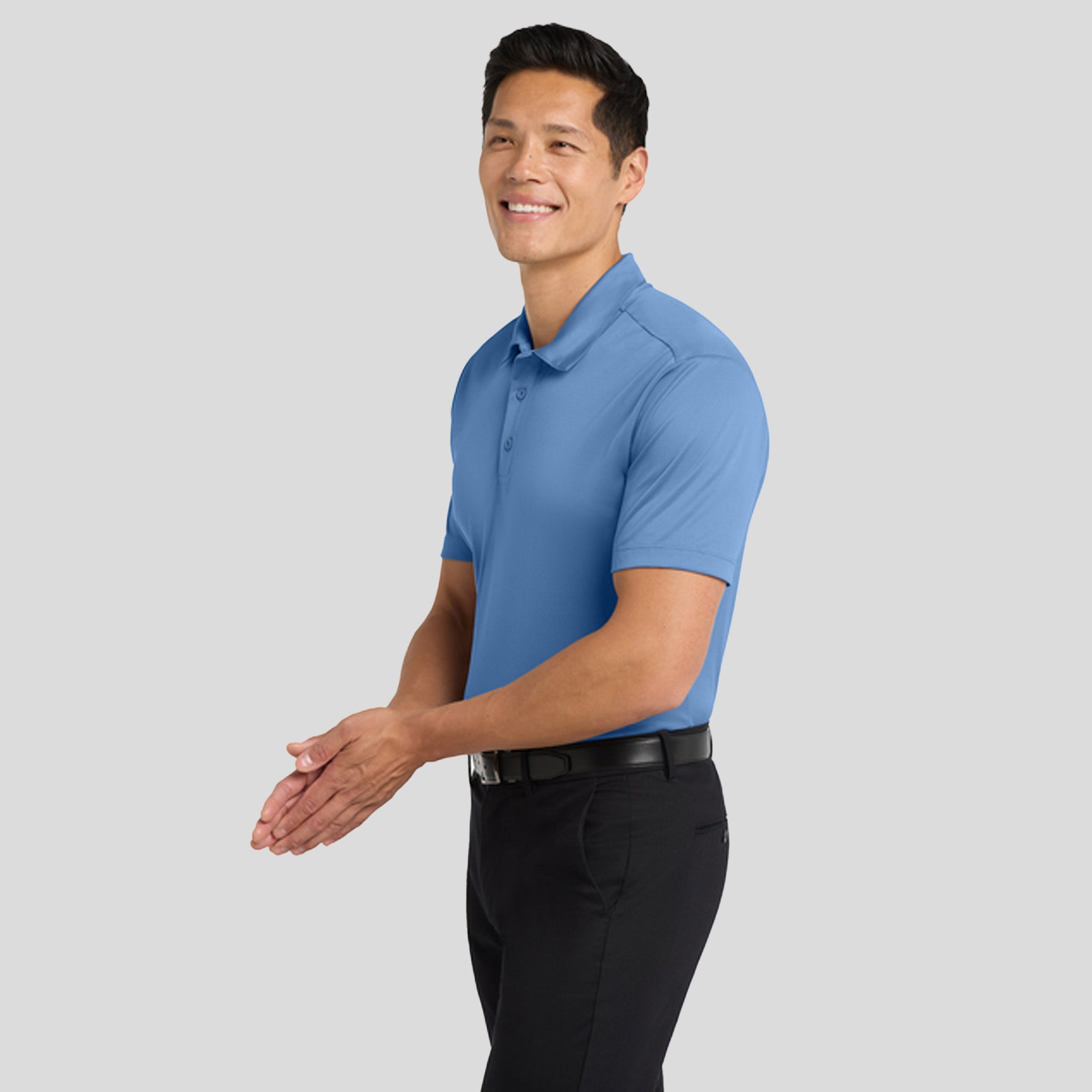 Men's Silk Touch™ Performance Polo | Carolina Blue
