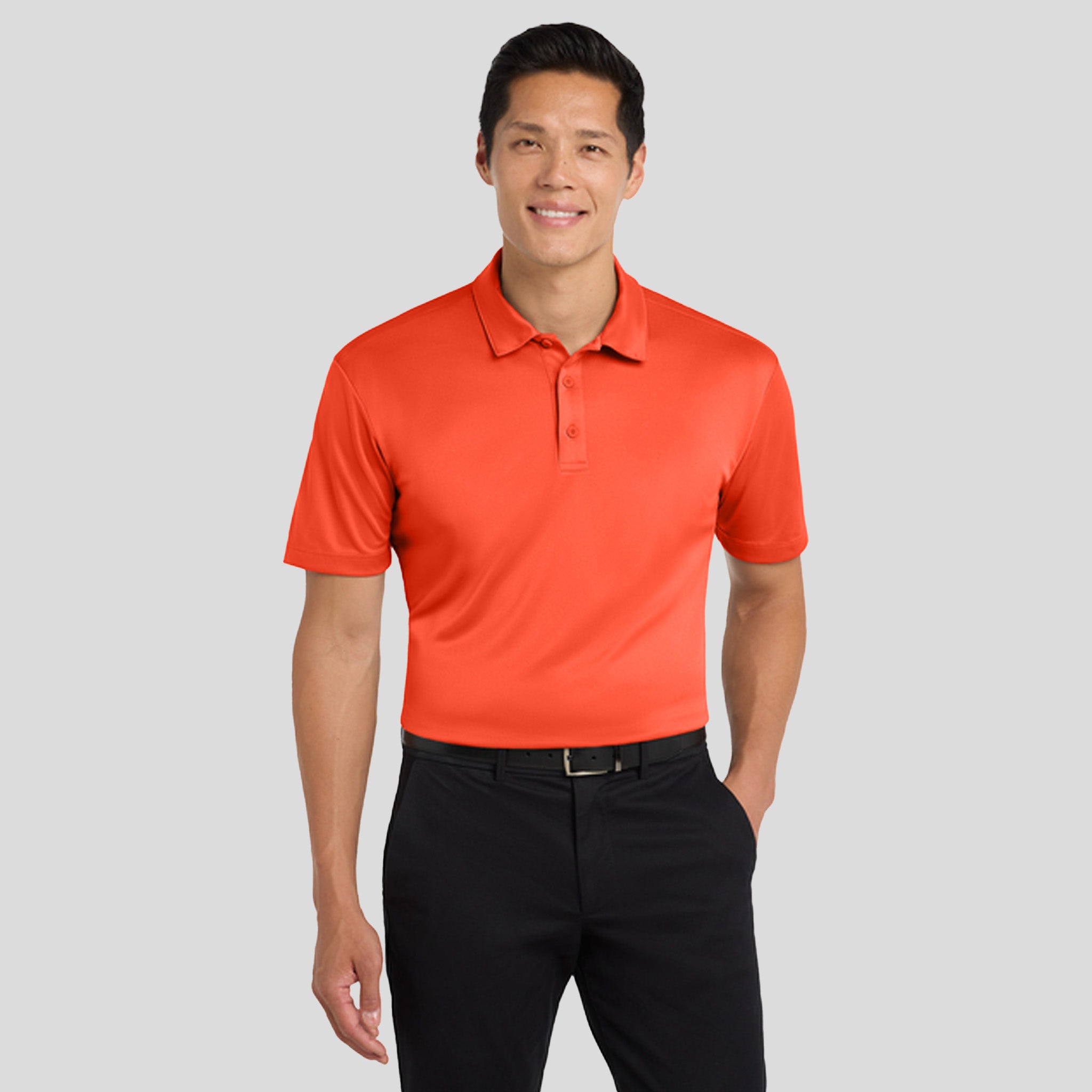 Men's Silk Touch™ Performance Polo | Neon Orange