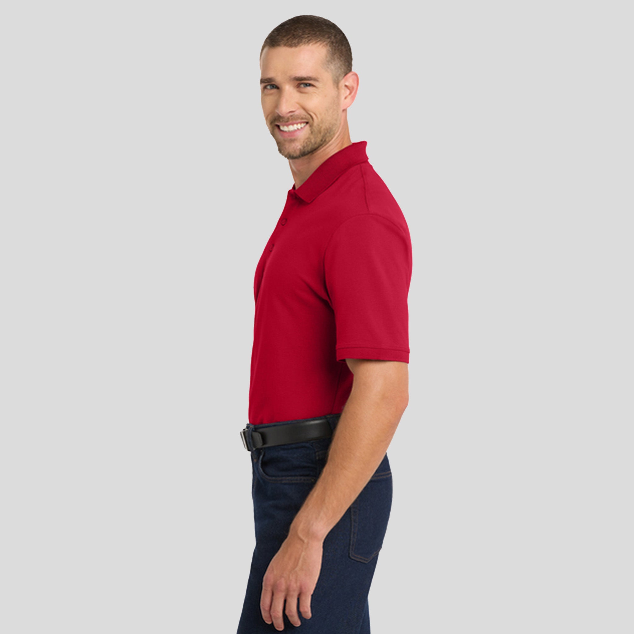 Men's EZCotton® Polo | Apple Red