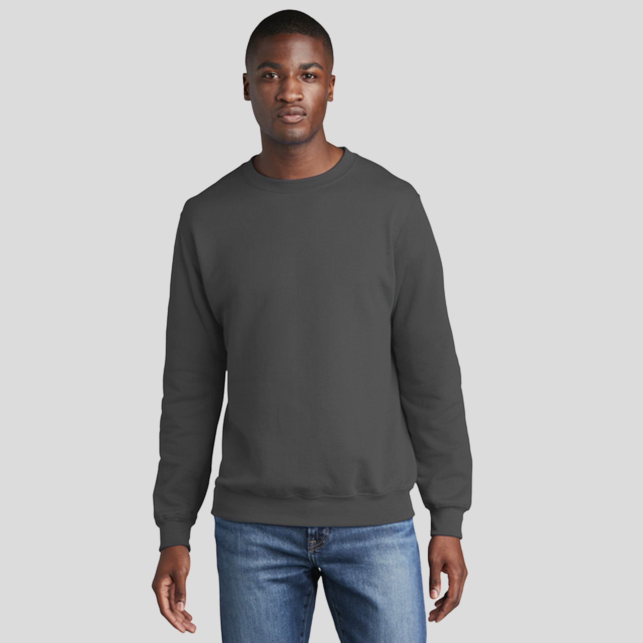 Men's Core Fleece Crewneck Sweatshirt | Charcoal