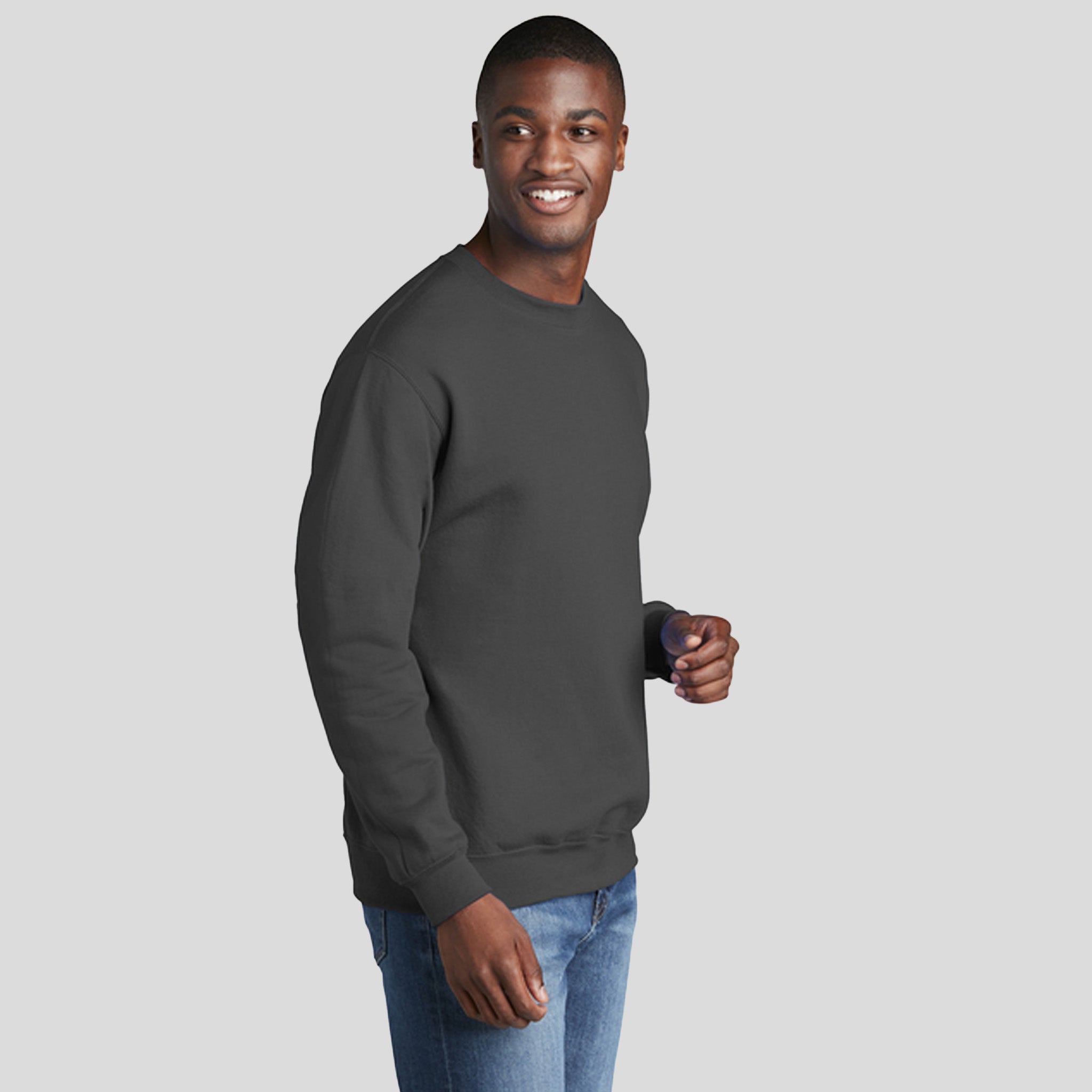 Men's Core Fleece Crewneck Sweatshirt | Charcoal
