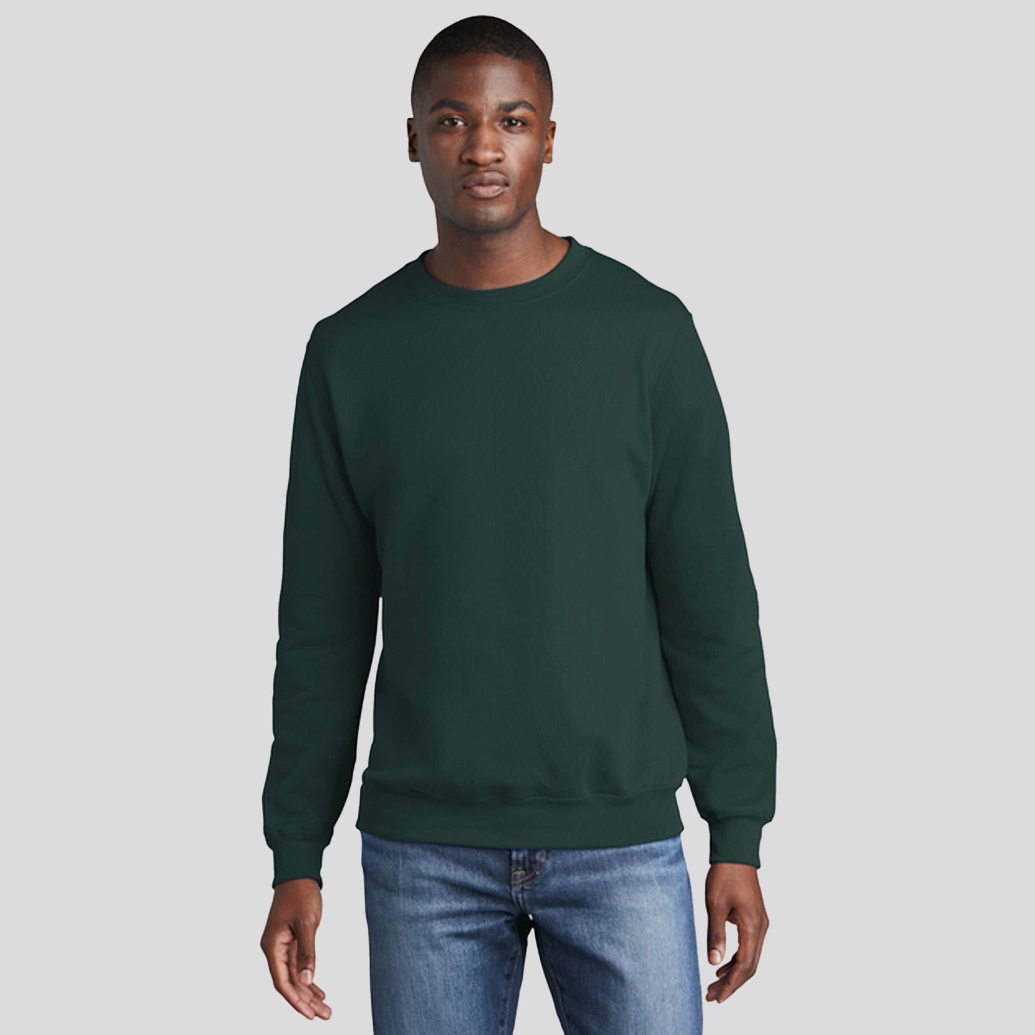 Men's Core Fleece Crewneck Sweatshirt | Dark Green