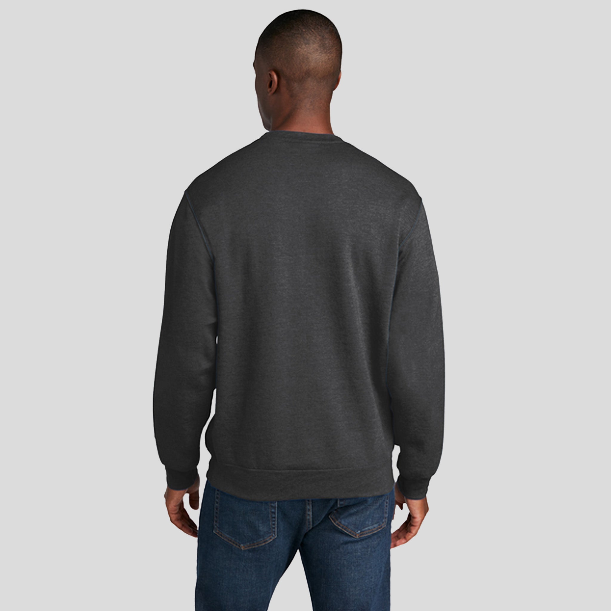 Men's Core Fleece Crewneck Sweatshirt | Dark Heather Grey