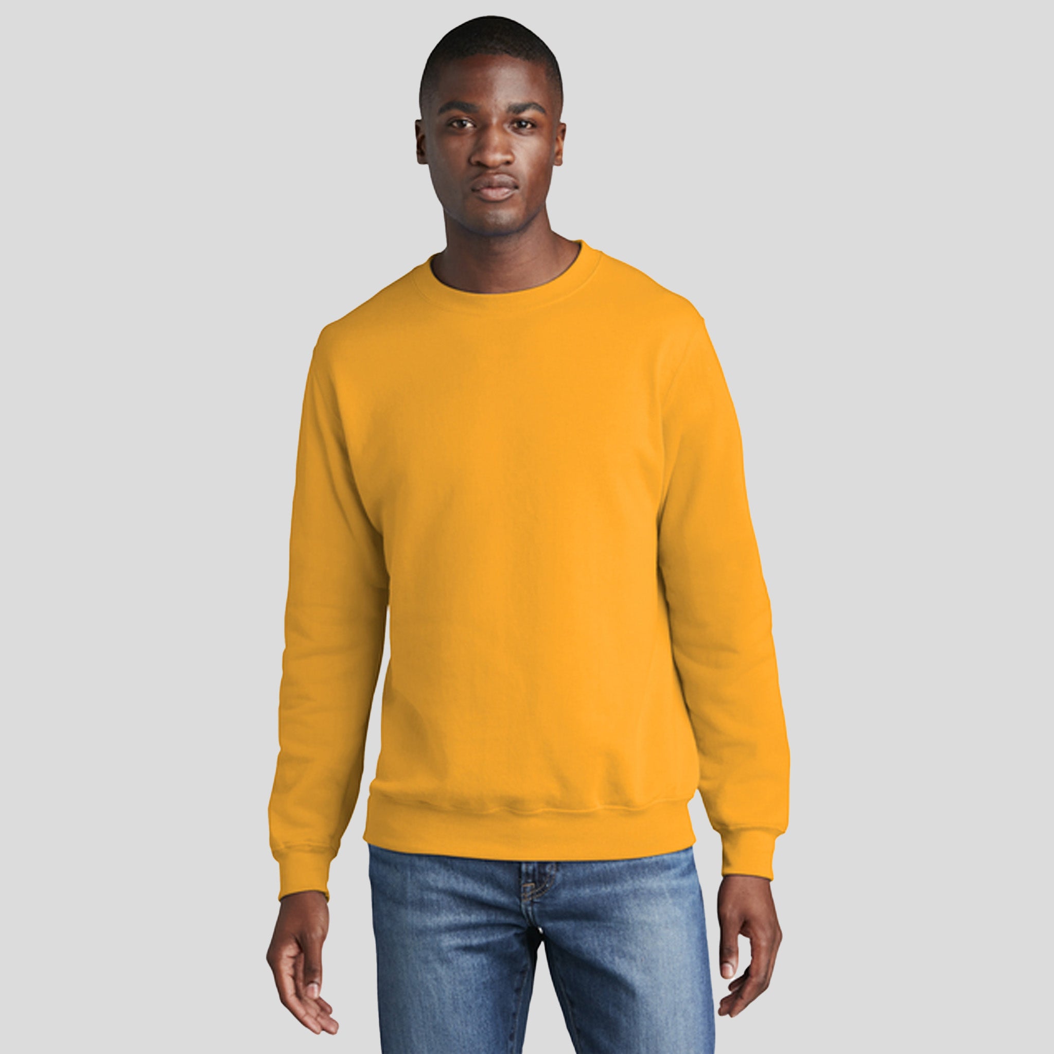 Men's Core Fleece Crewneck Sweatshirt | Gold