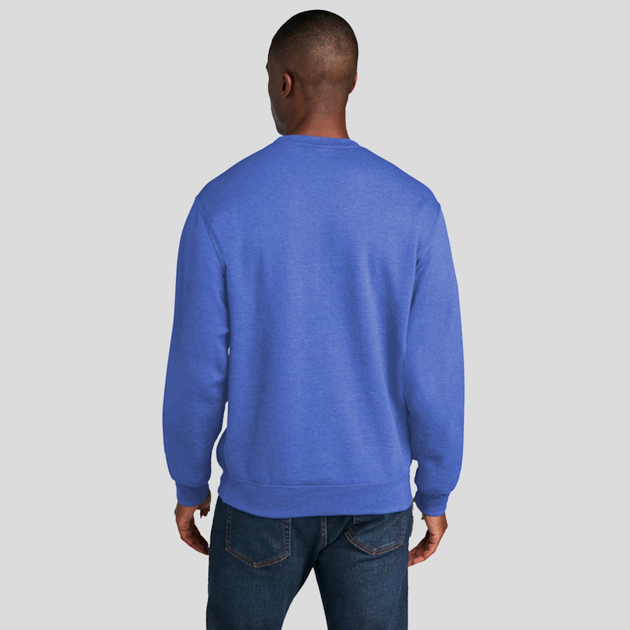 Men's Core Fleece Crewneck Sweatshirt | Heather Royal