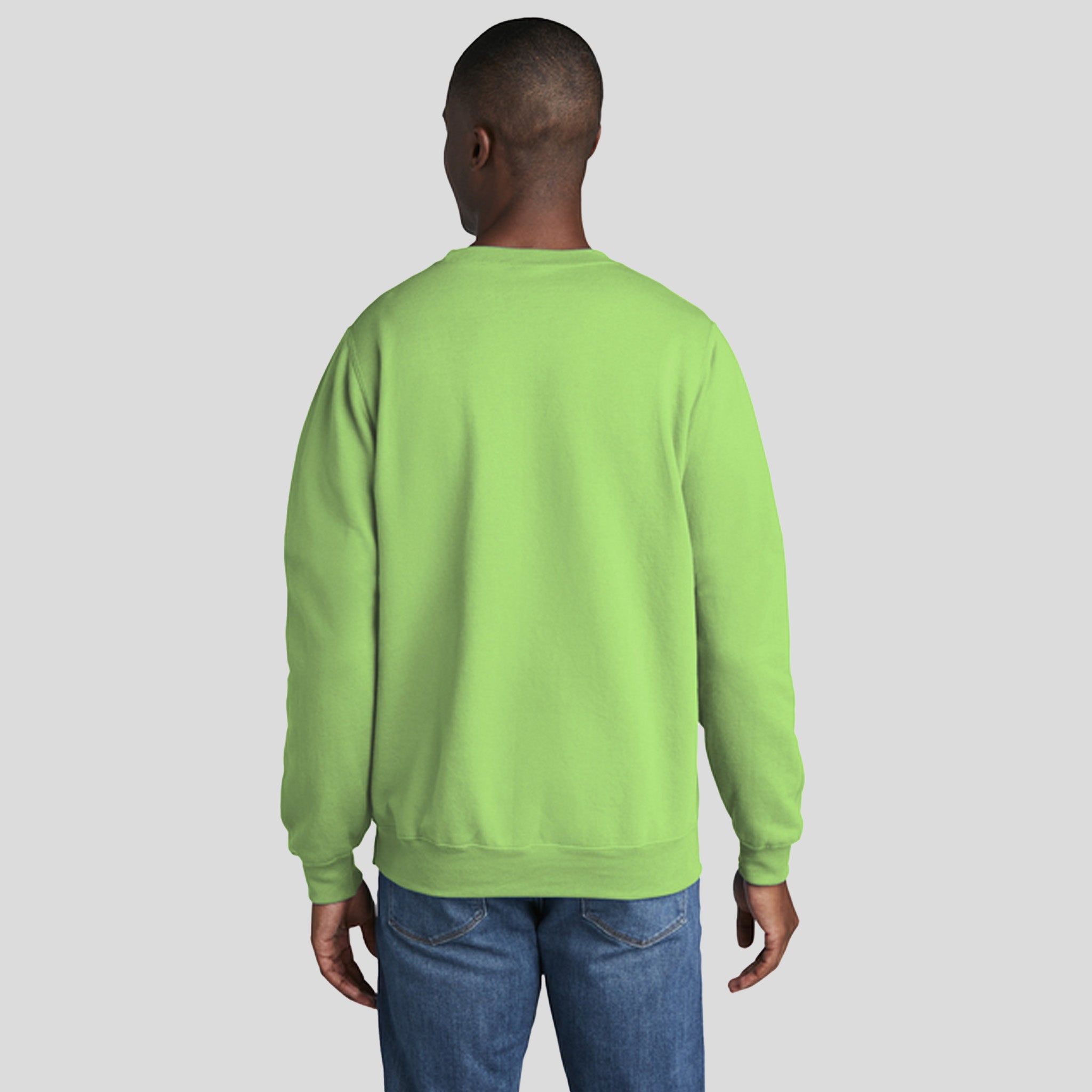 Men's Core Fleece Crewneck Sweatshirt | Lime
