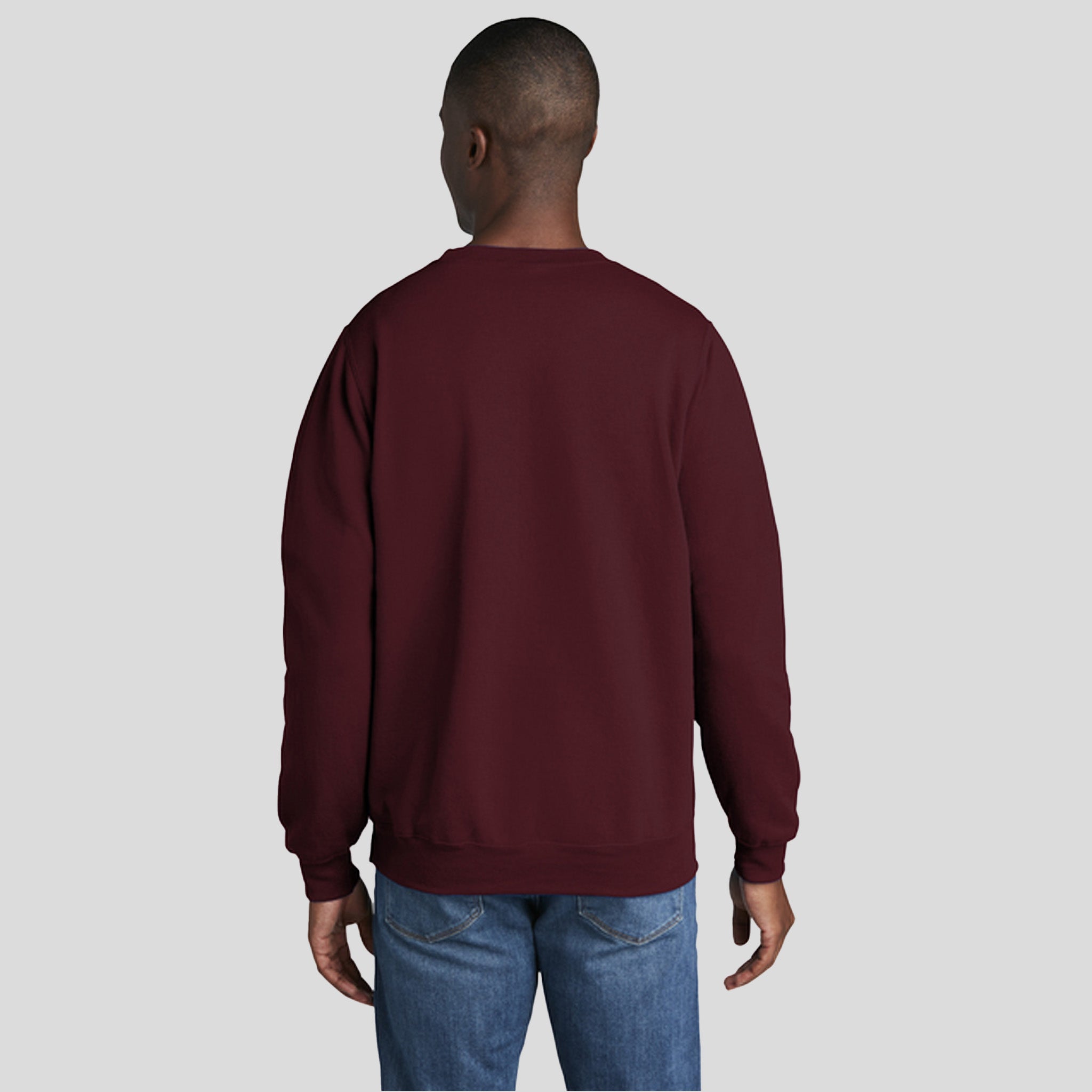 Men's Core Fleece Crewneck Sweatshirt | Maroon