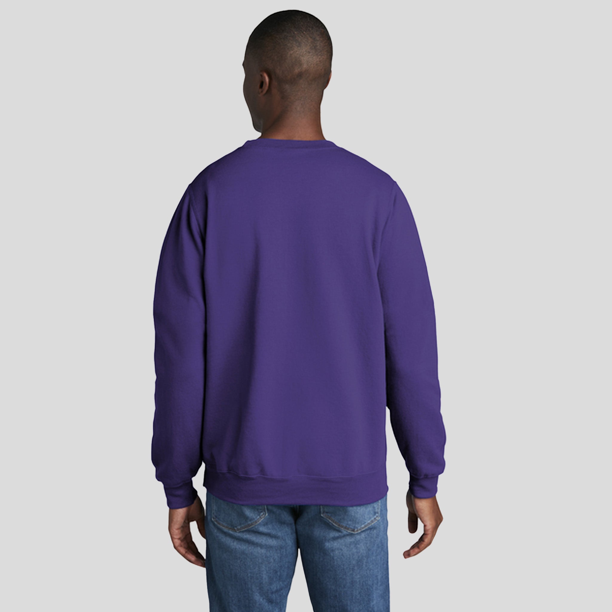 Men's Core Fleece Crewneck Sweatshirt | Purple