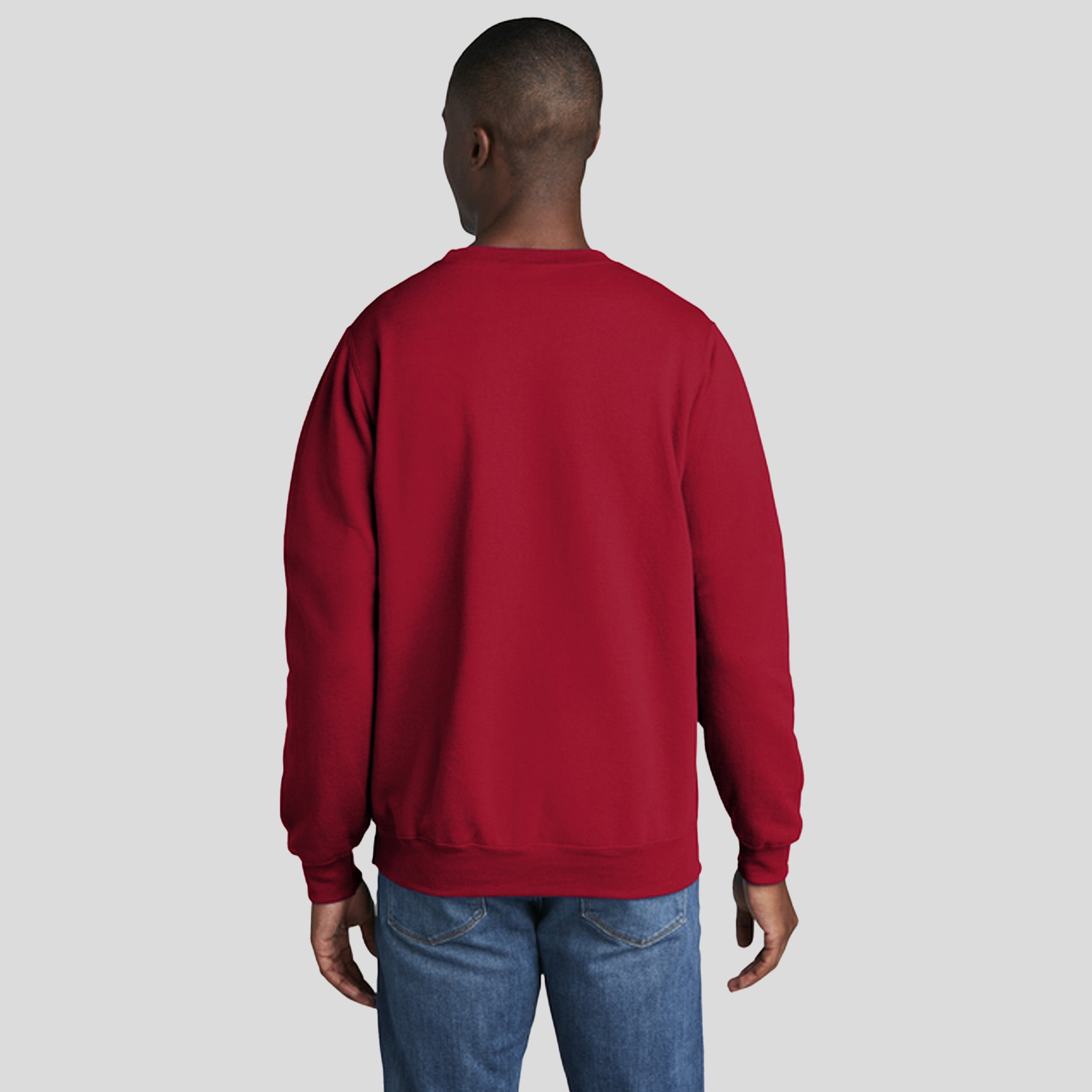Men's Core Fleece Crewneck Sweatshirt | Red