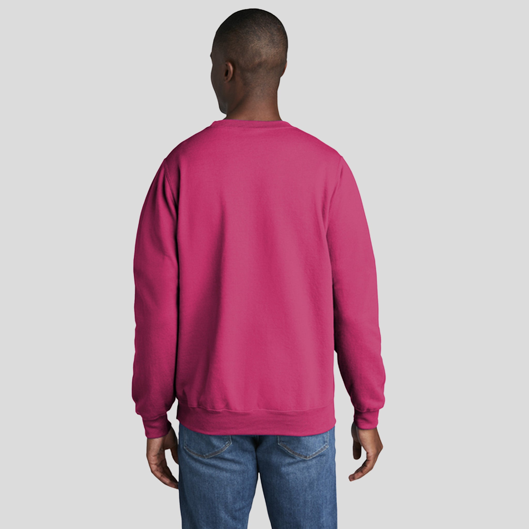 Men's Core Fleece Crewneck Sweatshirt | Sangria