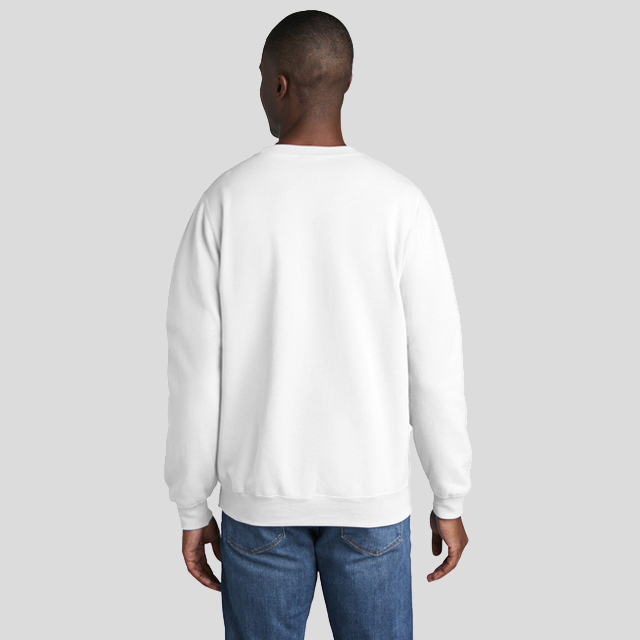 Men's Core Fleece Crewneck Sweatshirt | White
