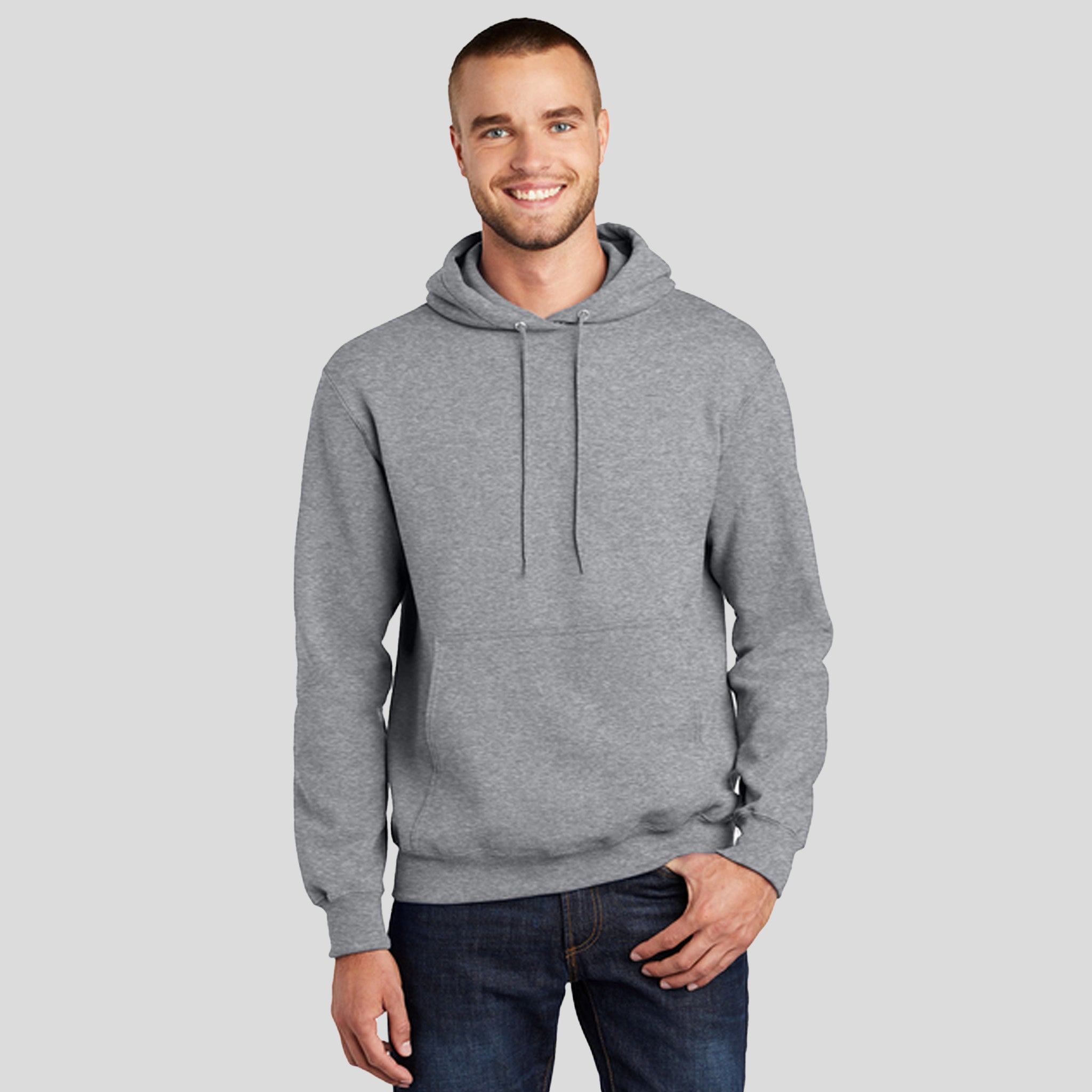 Men's Core Fleece Pullover Hooded Sweatshirt | Athletic Heather