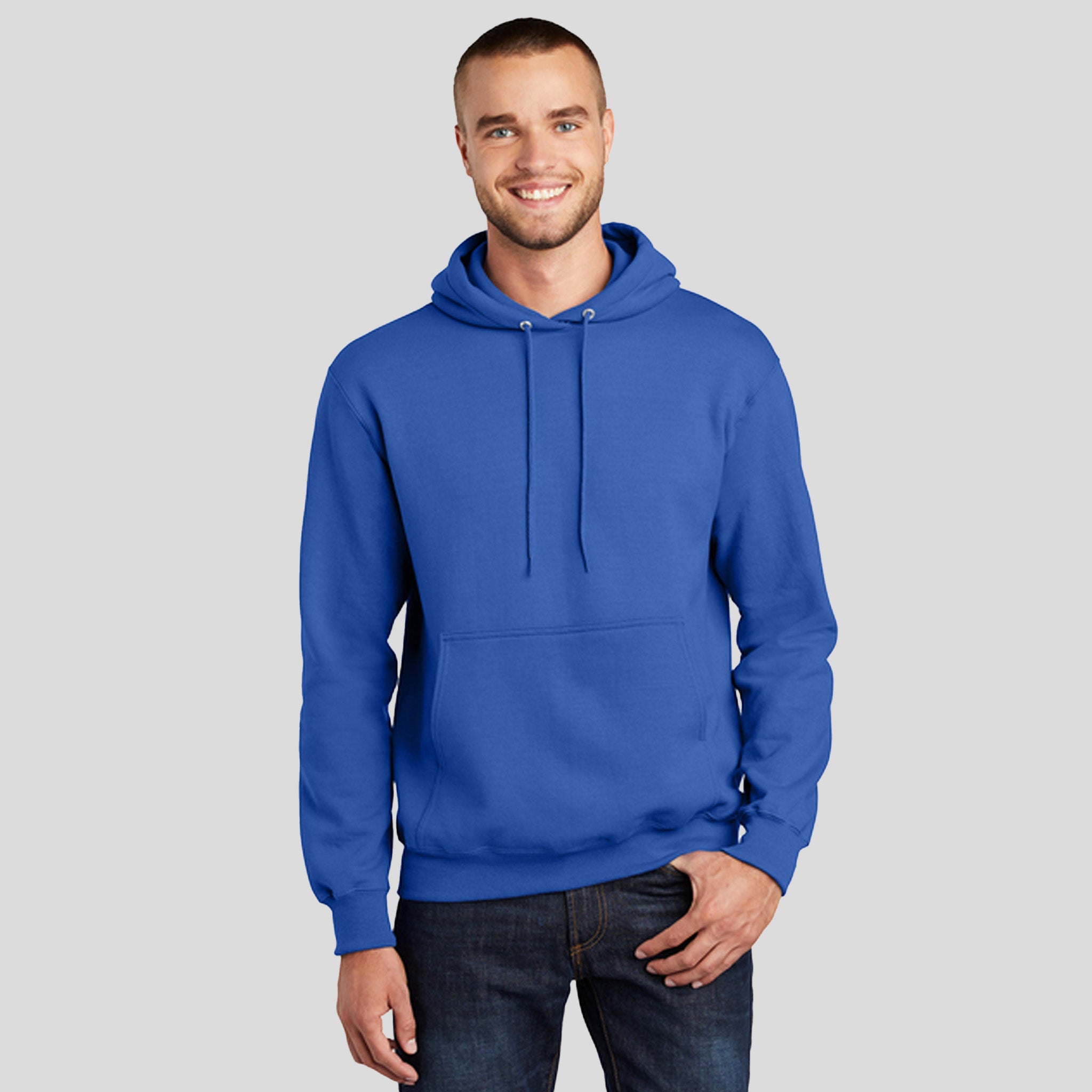 Men's Core Fleece Pullover Hooded Sweatshirt | Royal