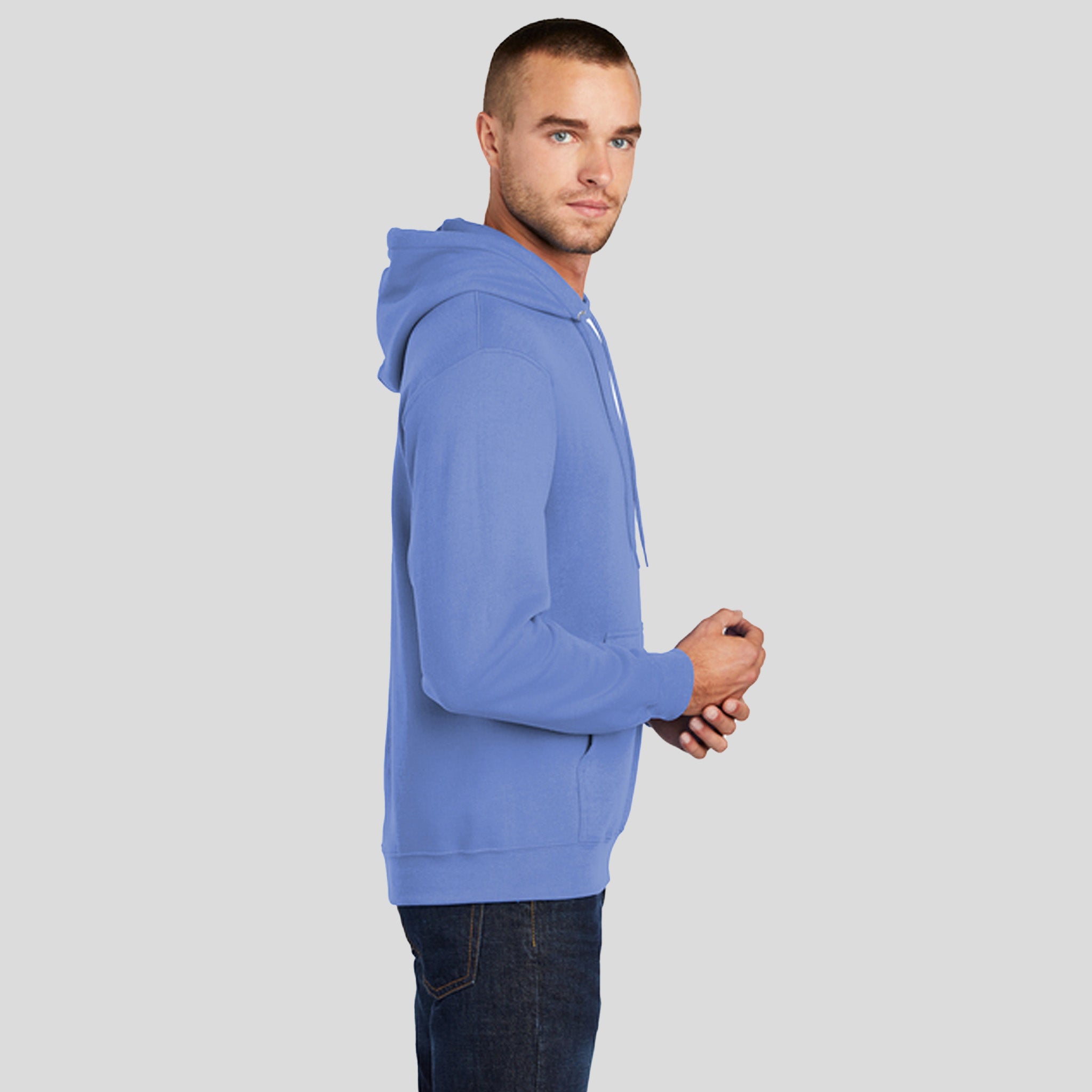 Men's Core Fleece Pullover Hooded Sweatshirt | Carolina Blue