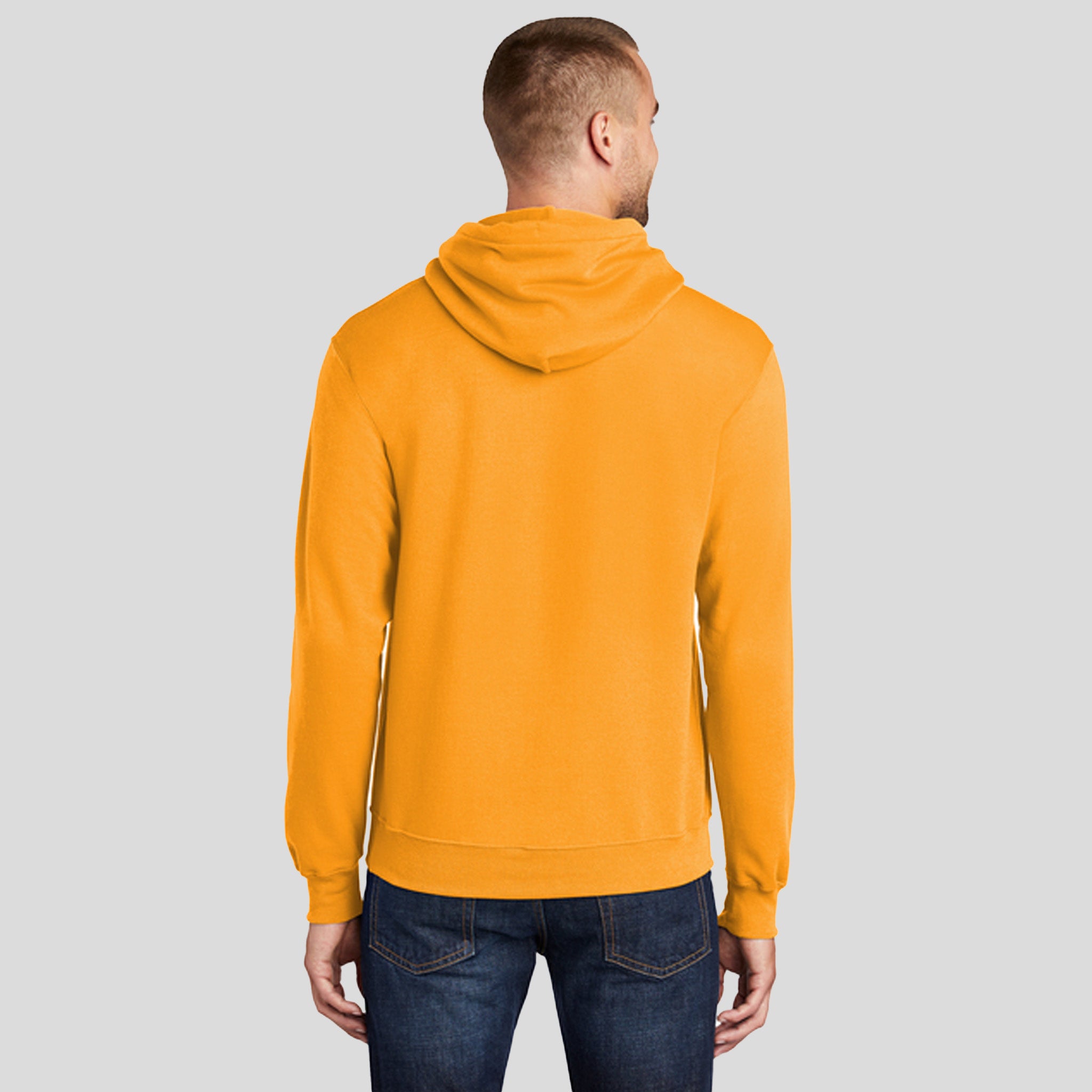 Men's Core Fleece Pullover Hooded Sweatshirt | Gold