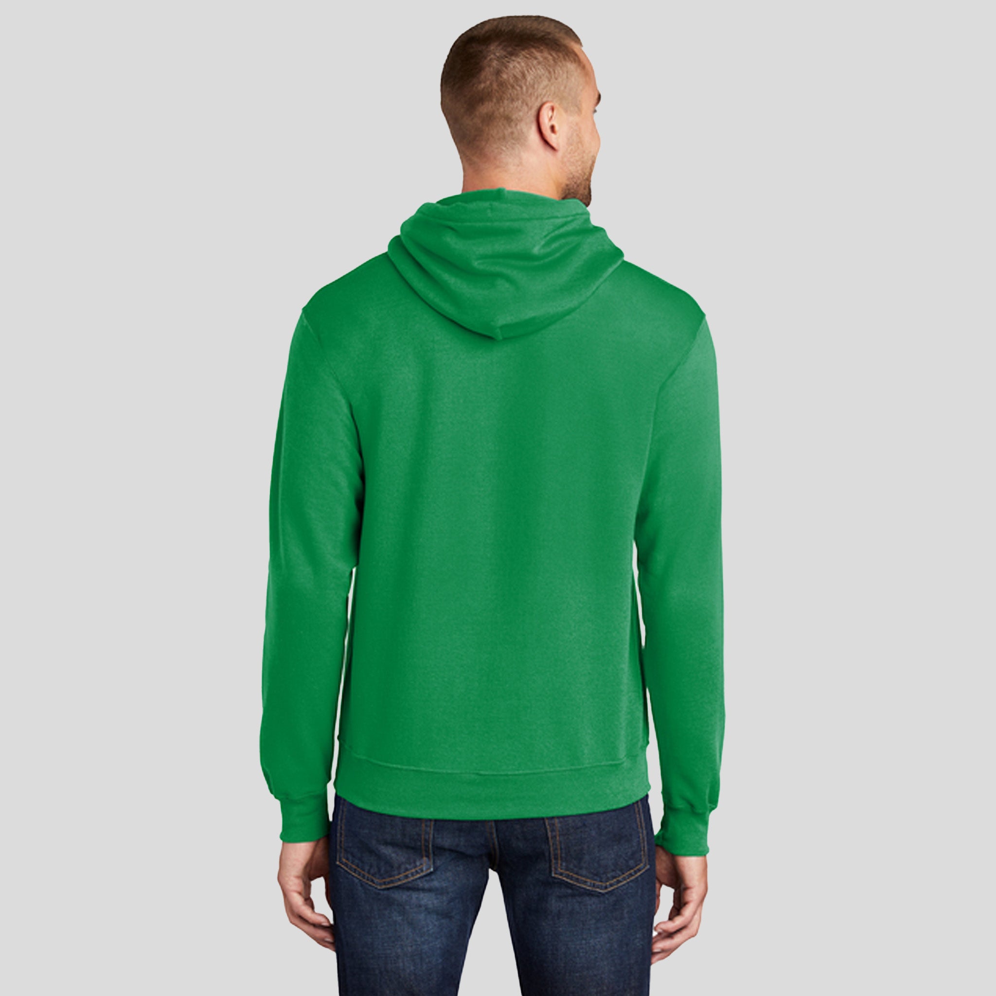 Men's Core Fleece Pullover Hooded Sweatshirt | Kelly