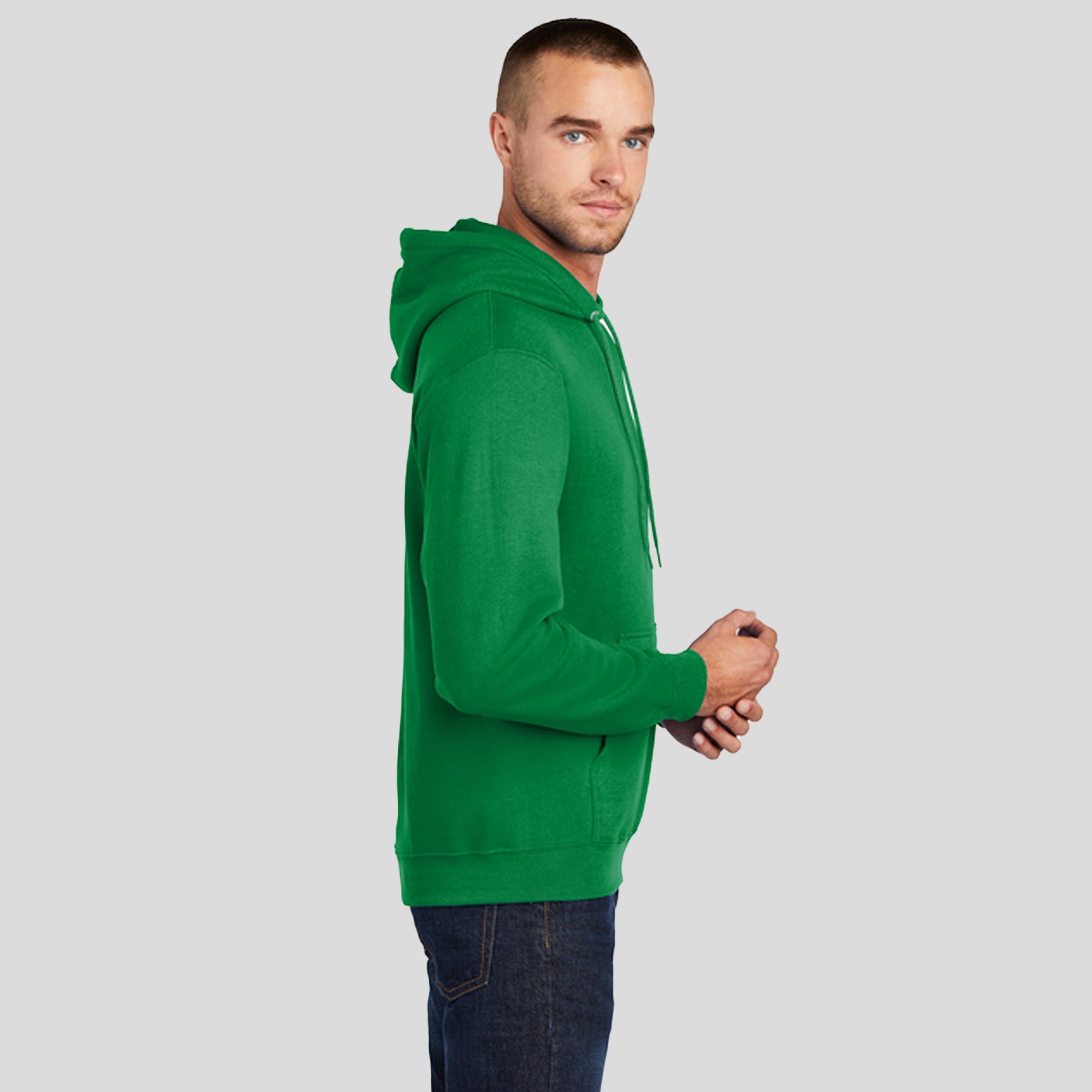 Men's Core Fleece Pullover Hooded Sweatshirt | Kelly