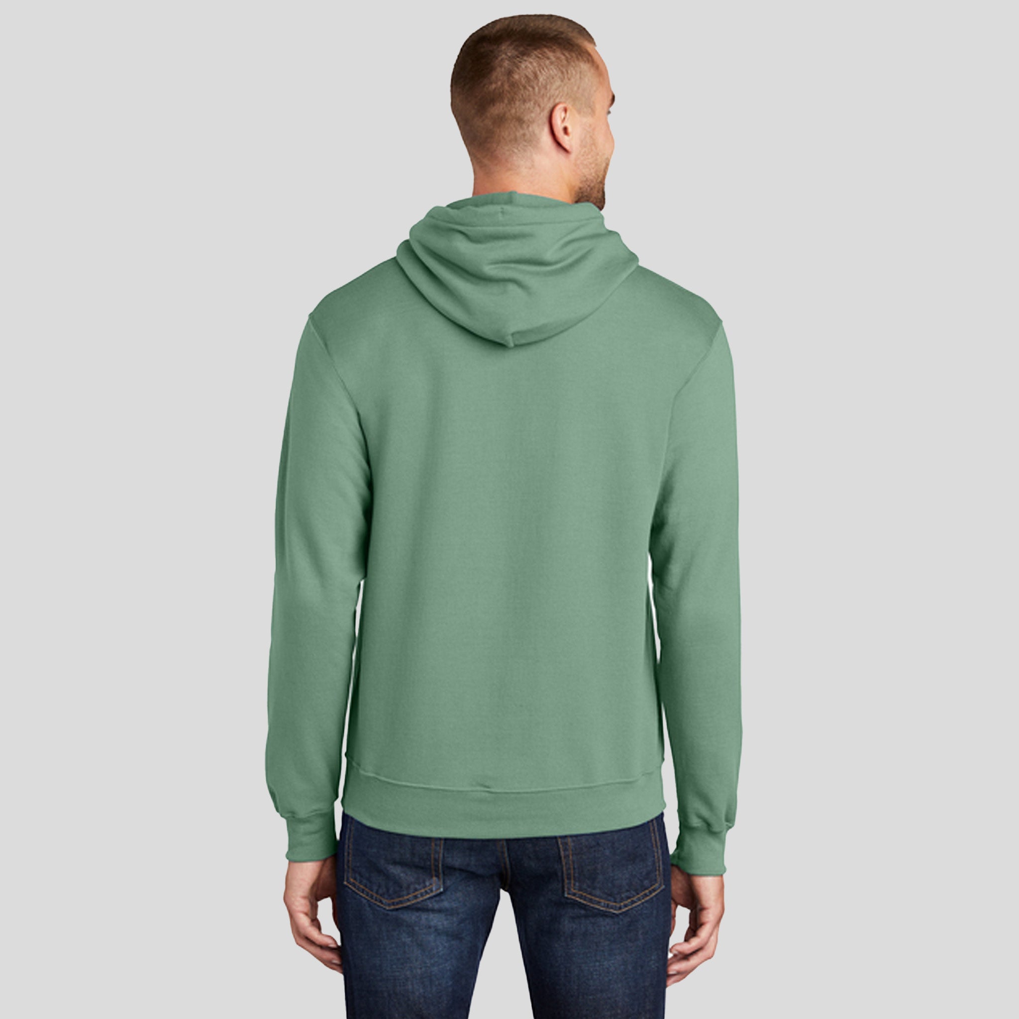 Men's Core Fleece Pullover Hooded Sweatshirt | Laurel Green