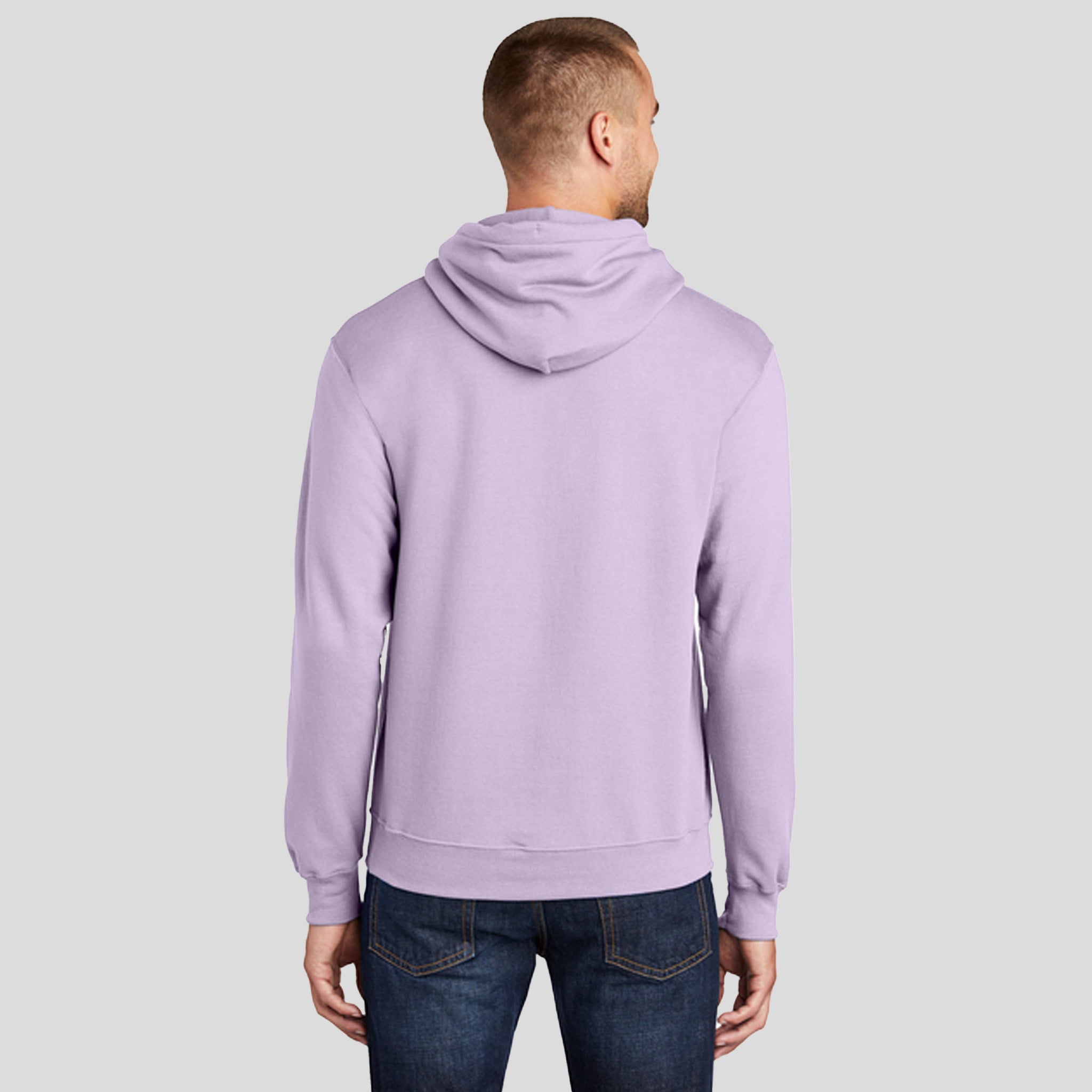 Men's Core Fleece Pullover Hooded Sweatshirt | Lavender