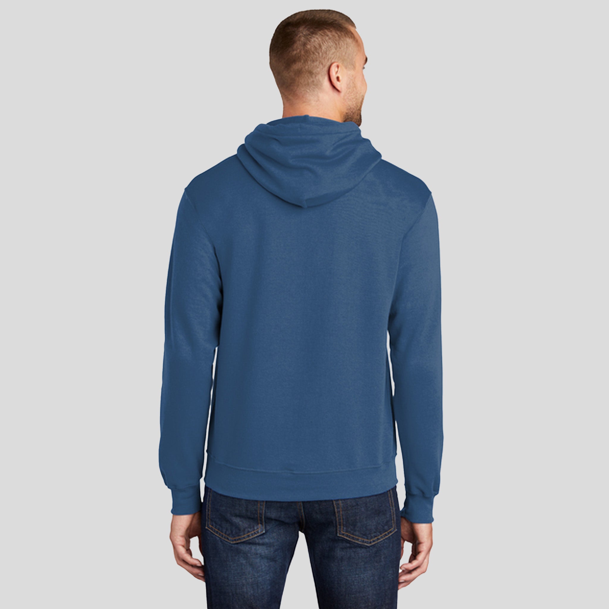 Men's Core Fleece Pullover Hooded Sweatshirt | Neptune Blue