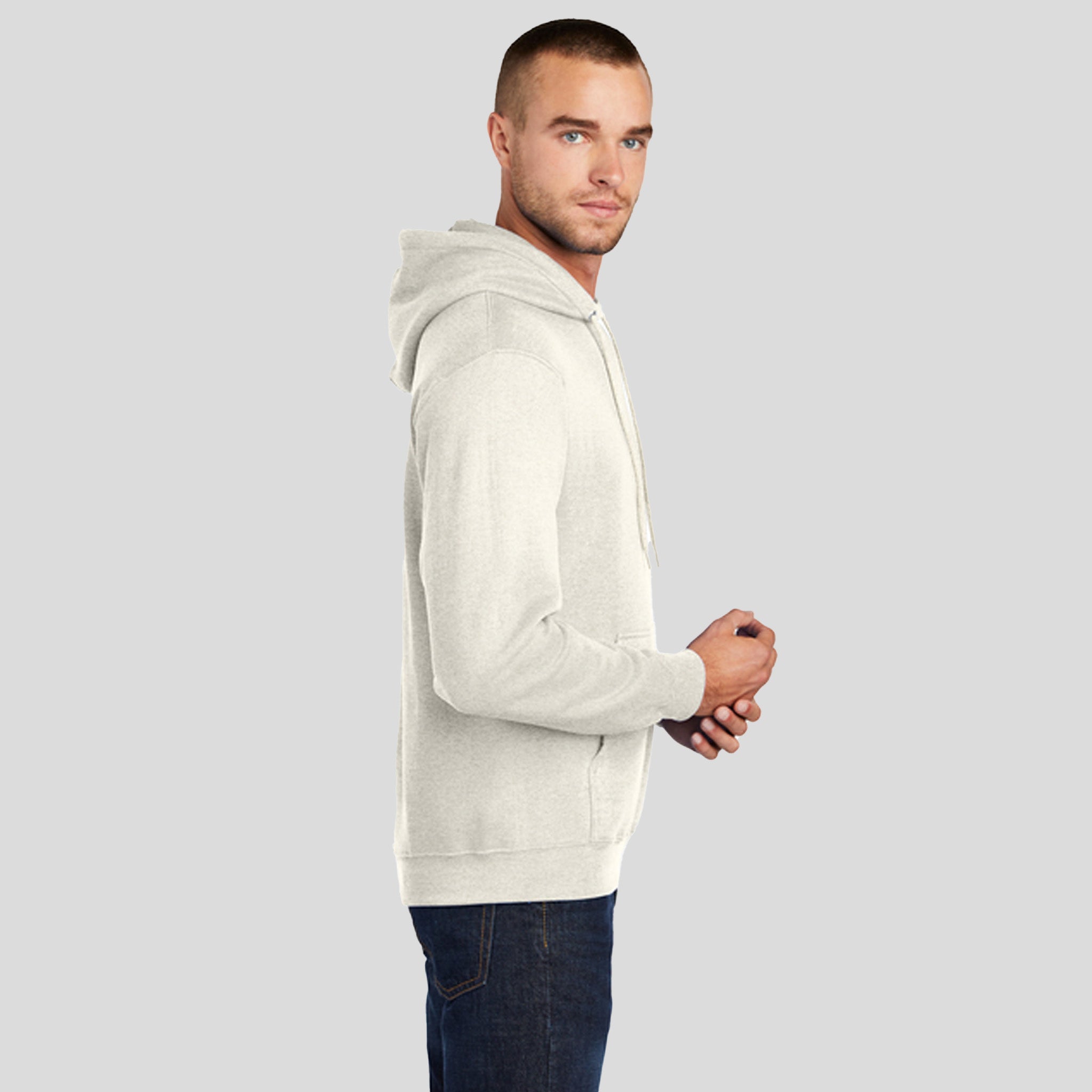 Men's Core Fleece Pullover Hooded Sweatshirt | Oatmeal Heather
