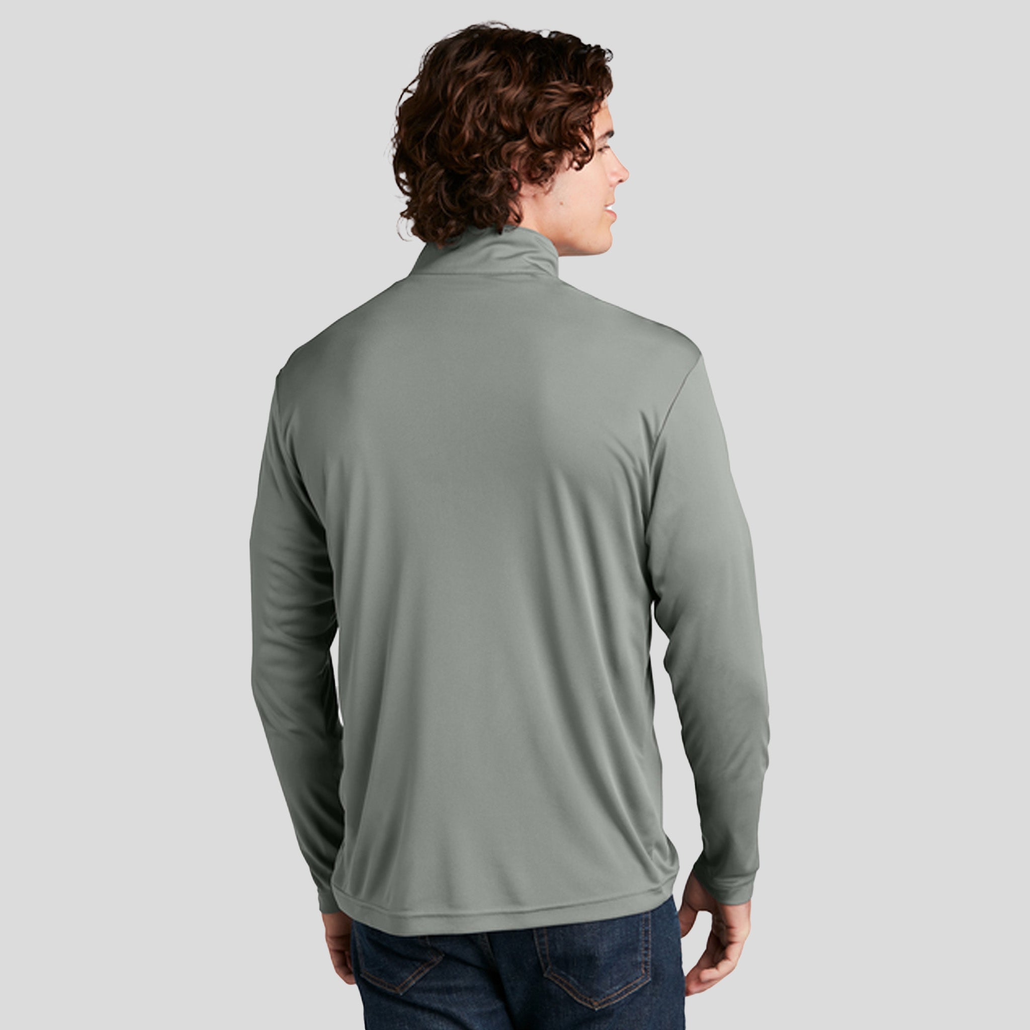 Men's PosiCharge® Competitor™ 1/4-Zip Pullover | Grey Concrete