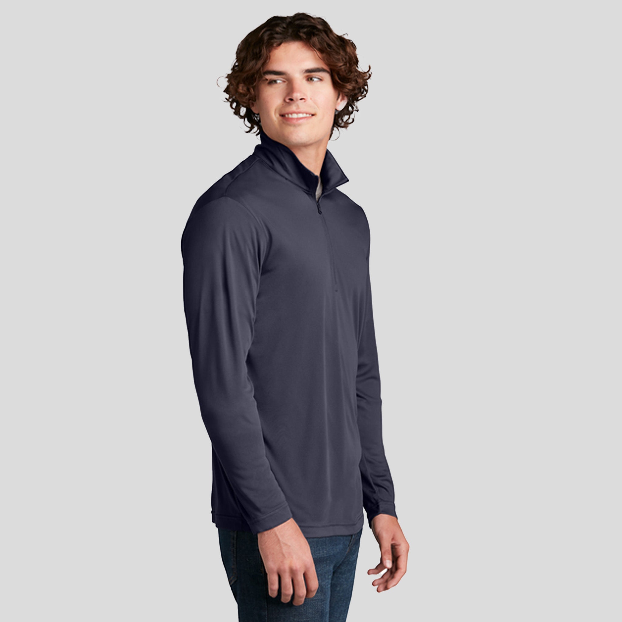 Men's PosiCharge® Competitor™ 1/4-Zip Pullover | Navy