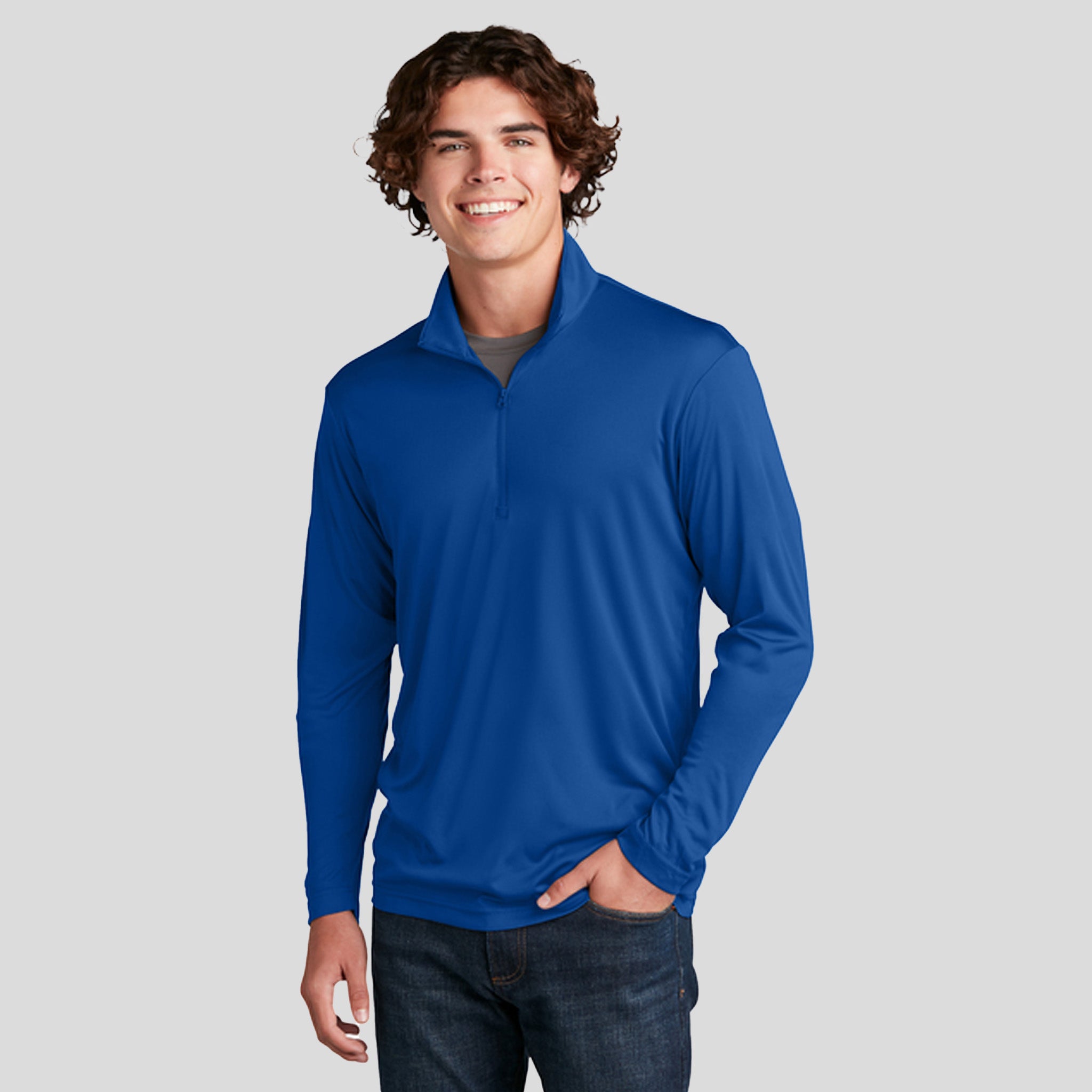 Men's PosiCharge® Competitor™ 1/4-Zip Pullover | Royal