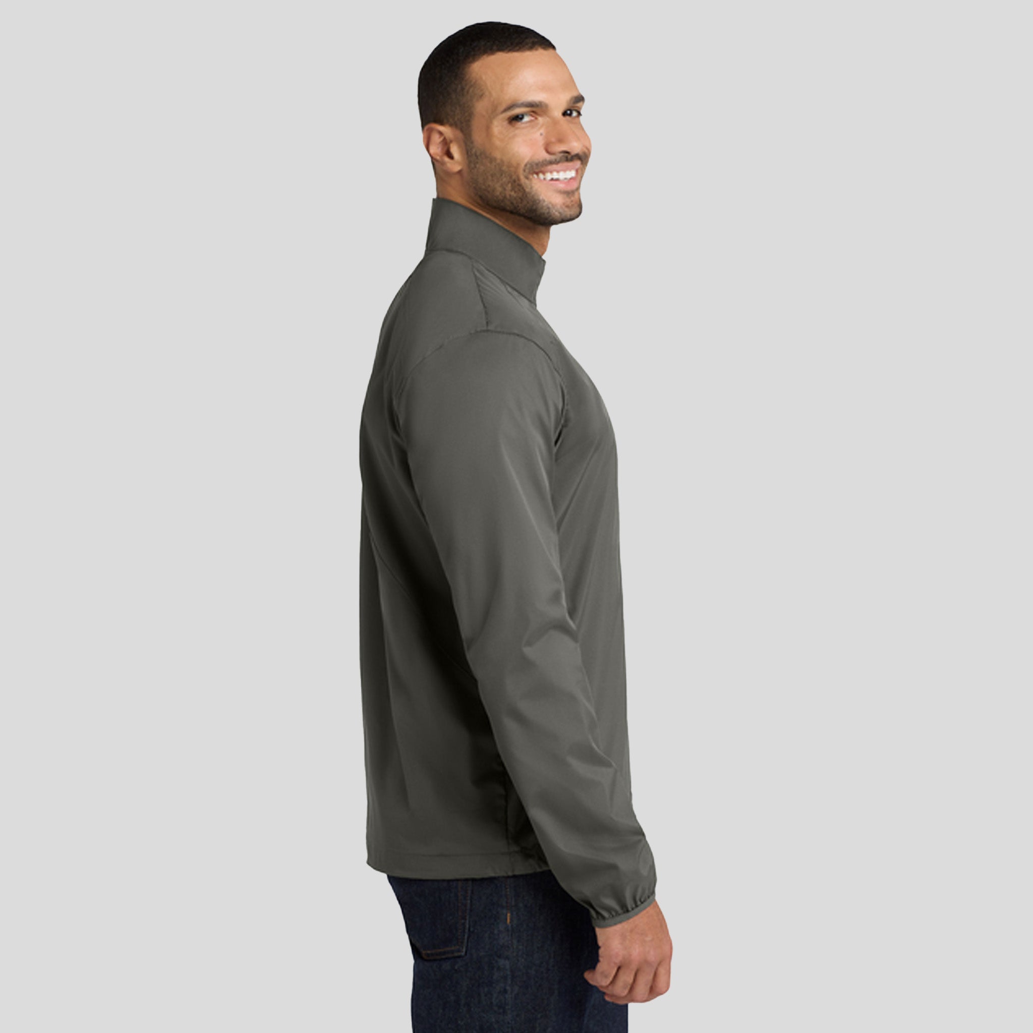 Men's Zephyr 1/2-Zip Pullover | Grey Steel