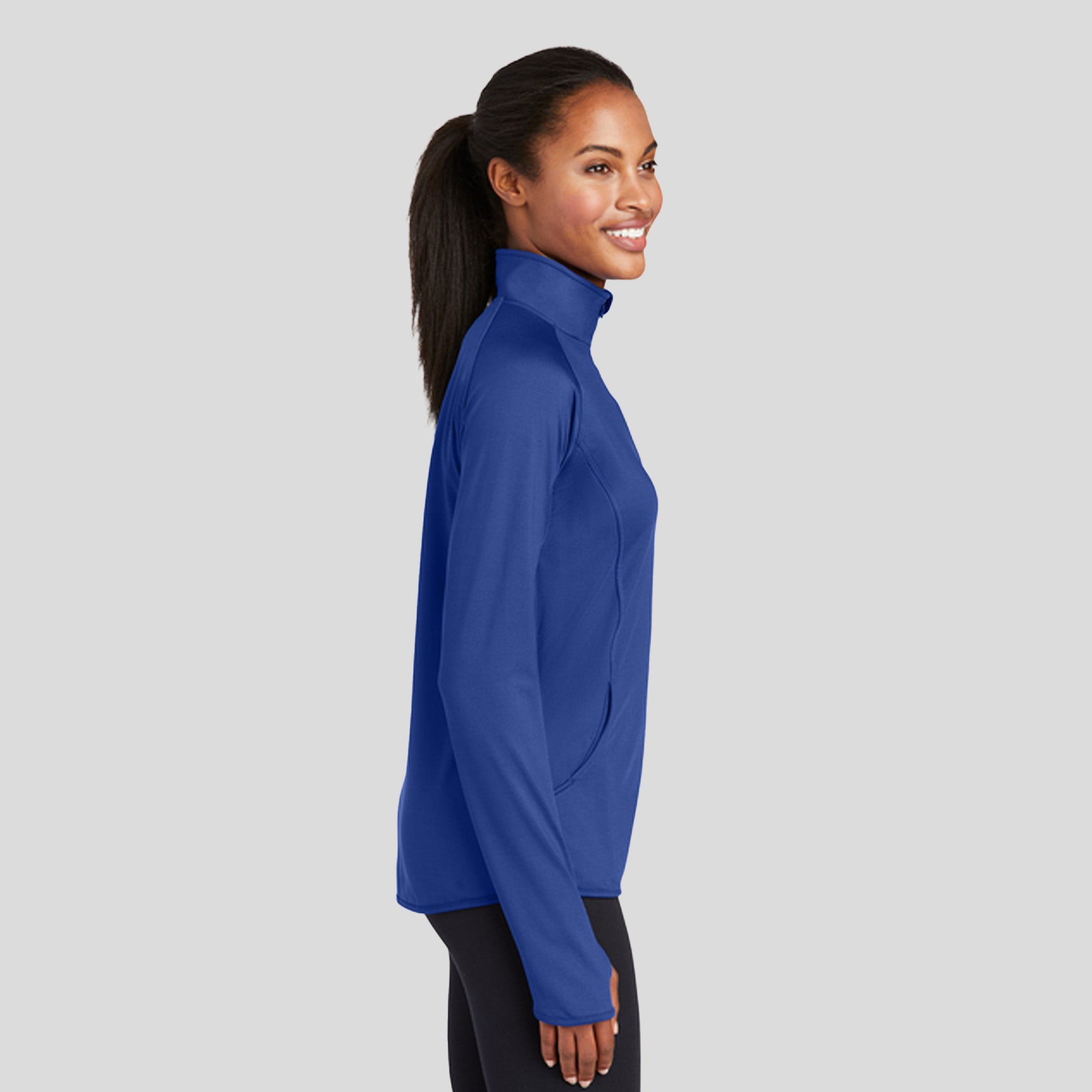 Women's Sport-Wick® Stretch 1/4-Zip Pullover | Royal