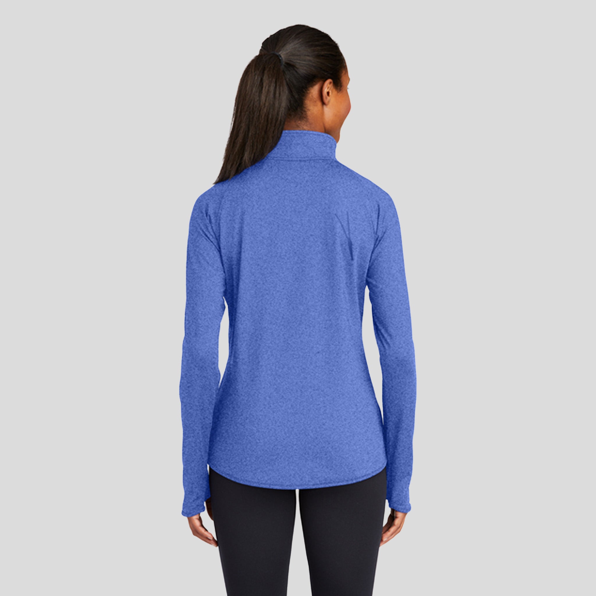 Women's Sport-Wick® Stretch 1/4-Zip Pullover | True Royal Heather