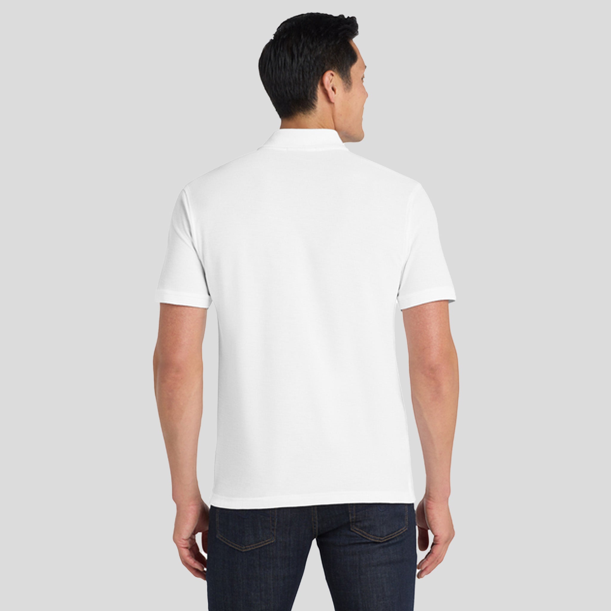 Men's Core Classic Pique Polo | White